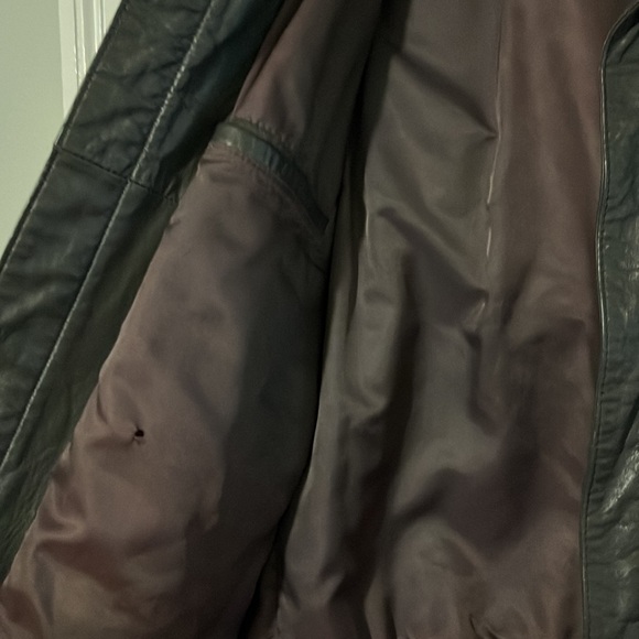 COPY - Members Only Leather Jacket Vintage Mens Gray Classic Iconic Style size … - Picture 13 of 16